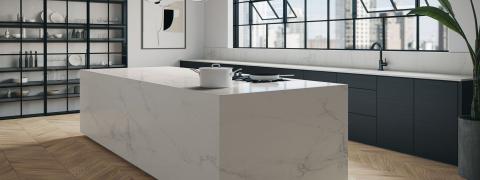 Caesarstone Porcelain 501 Snowdrift | Inspiration 1